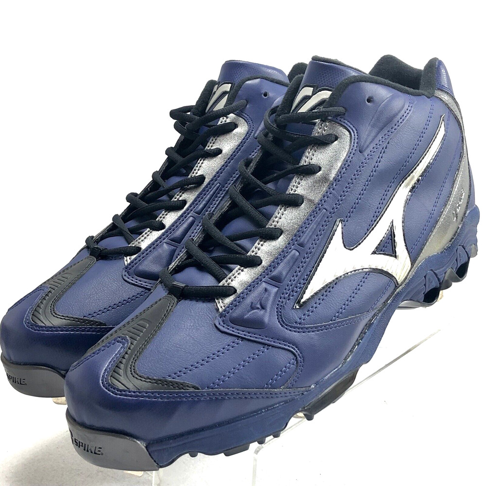 Mizuno Baseball Spikes Men's 16 Pro Blue Leather - New